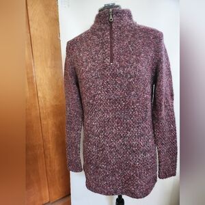 Cozy Maroon Knit Sweater